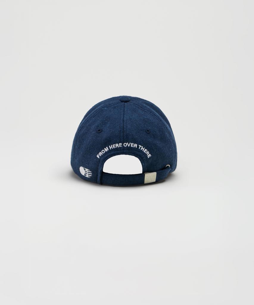 Teulaepighamoni Wool Blend Th Applique Logo Deep-Fit Ballcap_Navy