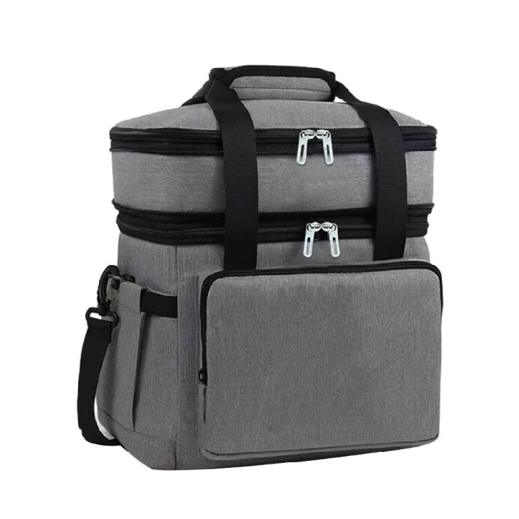Leakproof Insulated Meal Bag with Thickened Aluminum Foil Layer Easy Carry Designs Grocery Bag for Outdoor Outing Travel