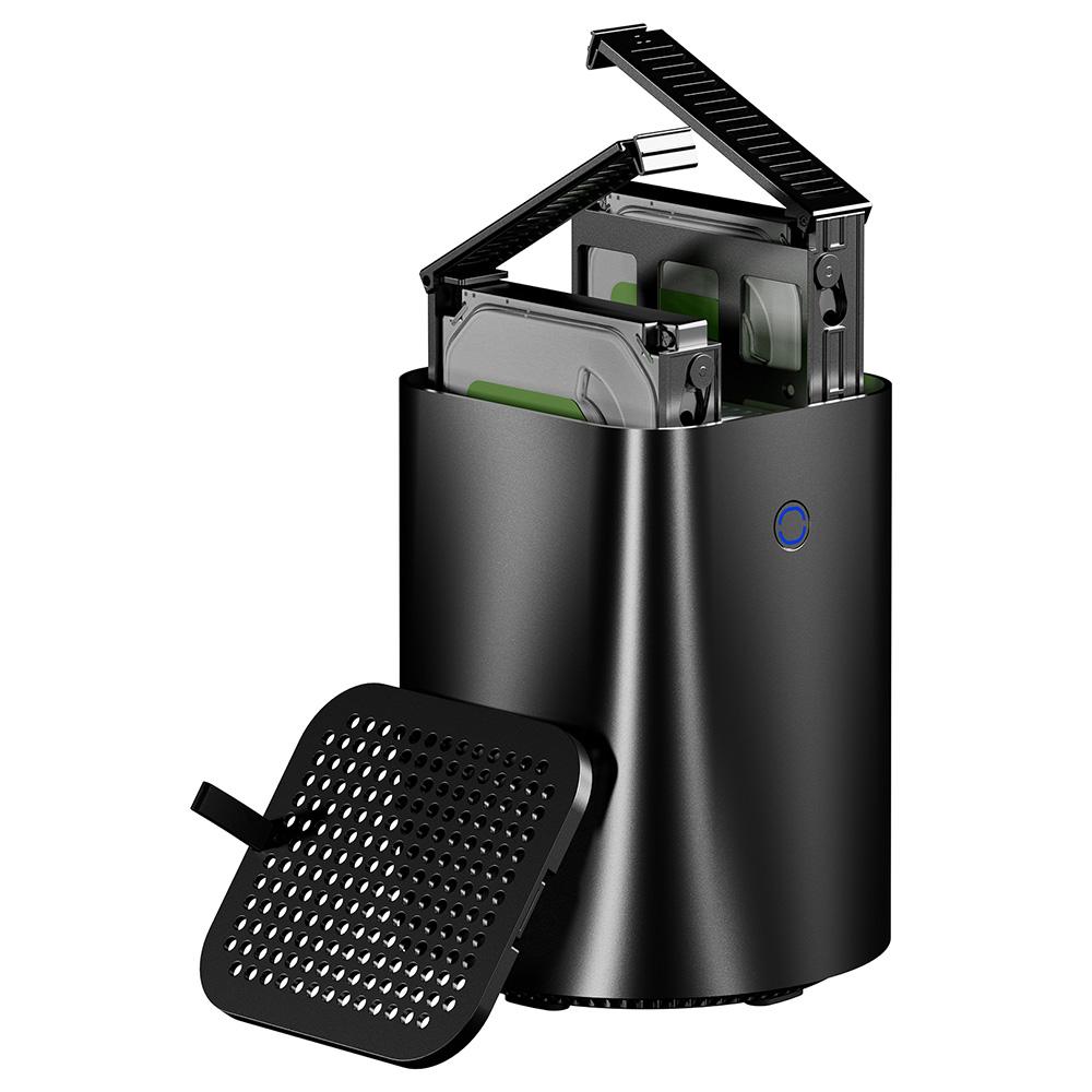 AOOSTAR R7 NAS Mini PC, AMD Ryzen 7 5825U 8 Cores Max 4.5GHz, 32GB DDR4 RAM 1TB SSD, HDMI+DP+Type-C Triple 4K Display,