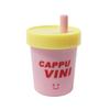 Cappuvini Nude Bean Paste Solid Lip Gloss: Moisturizing Milk Tea Color for Autumn/Winter