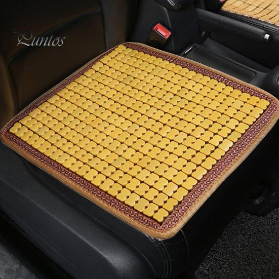 Car Accessories Bamboo Cool Mat Perfect Fitting Non-slip Bottom Layer Breathable Universal Comfortable Sweat-absorption Silicone Summer Cushion