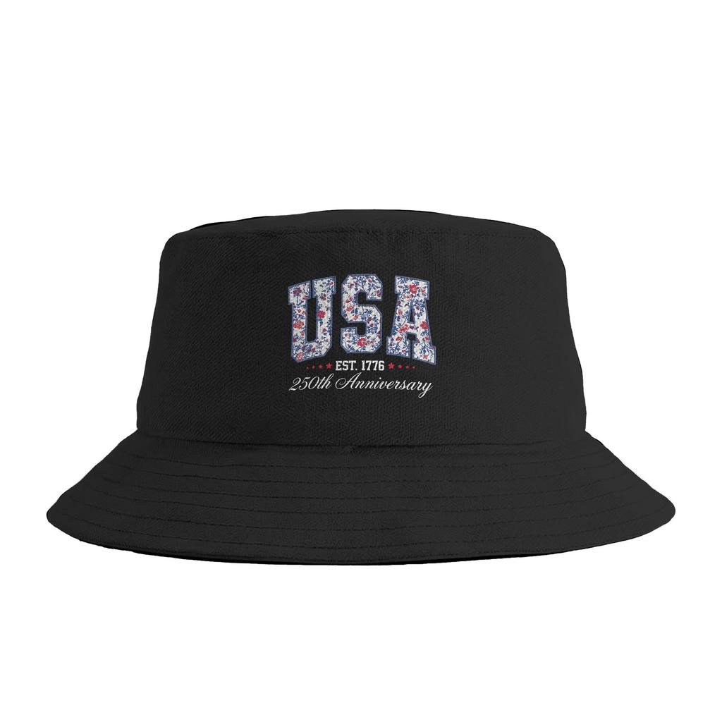 American Flag th of July US Patriotic USA America Bucket Hat Summer Casual FisherUnisex Hats For Unisex Women Breathable Caps