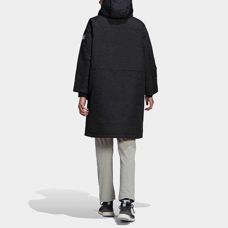 Adidas Hettejakke Sport Casual Dunjakke Vinter Damejakke Svart GF0010