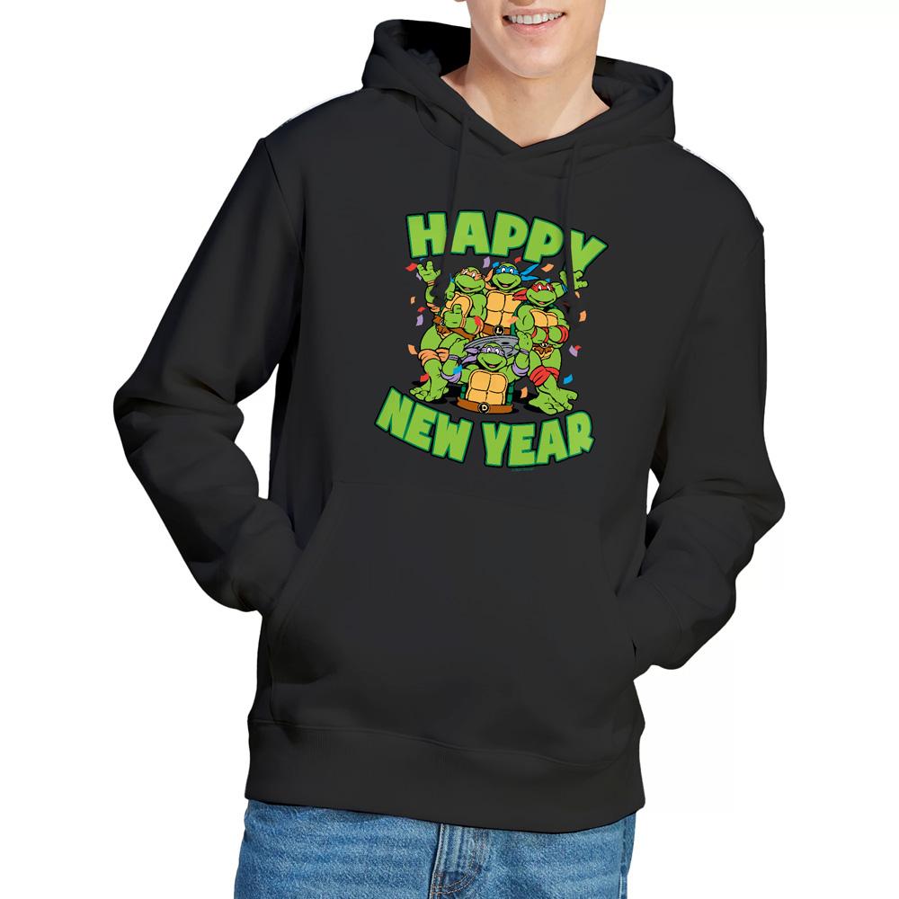 Teenage Mutant Ninja Turtles Mens Group New Year Hoodie