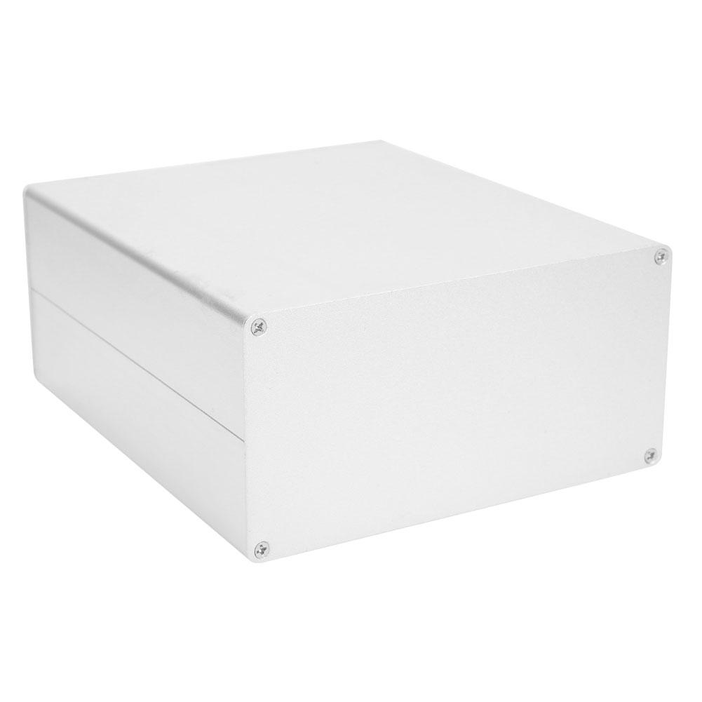 Aluminum Project Box Matte Silver Split Type DIY Electronic Enclosure Case 80x160x180mm