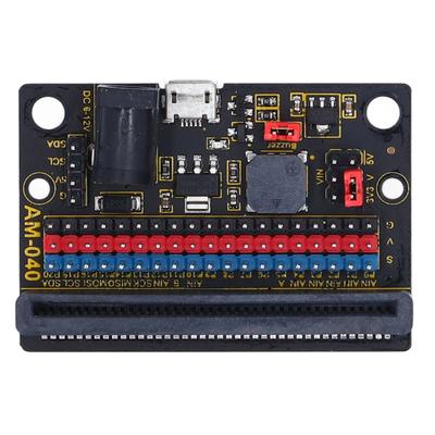 Micro Bit IO Erweiterungsplatine Onboard Passiver Summer Unterstützt I2C 3,3V 5V Schalter Entwicklungsplatine