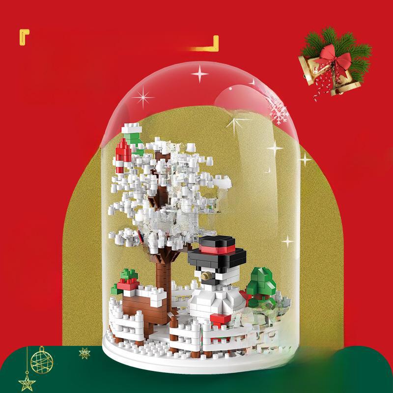 Christmas Tree Building Blocks for Kids - Princess Themed Educational Toy Gift