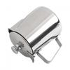 Thick and Comfortable Handle Stainless Steel Milk Frothing Pitcher with Lid