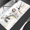 Football Player Action Large Mouse Pad Desk Mat Computer Desk Keyboard Mat Non-Slip Rubber Bottom Office and Gaming Desk Decoration