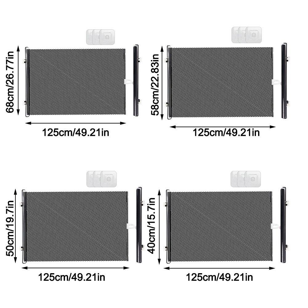 Folding Pet Safety Gate with Universal Hooks Pet Isolation Gate Pets Dogs Accessories