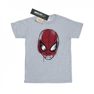 Mens Spider-Man Face Sketch T-Shirt