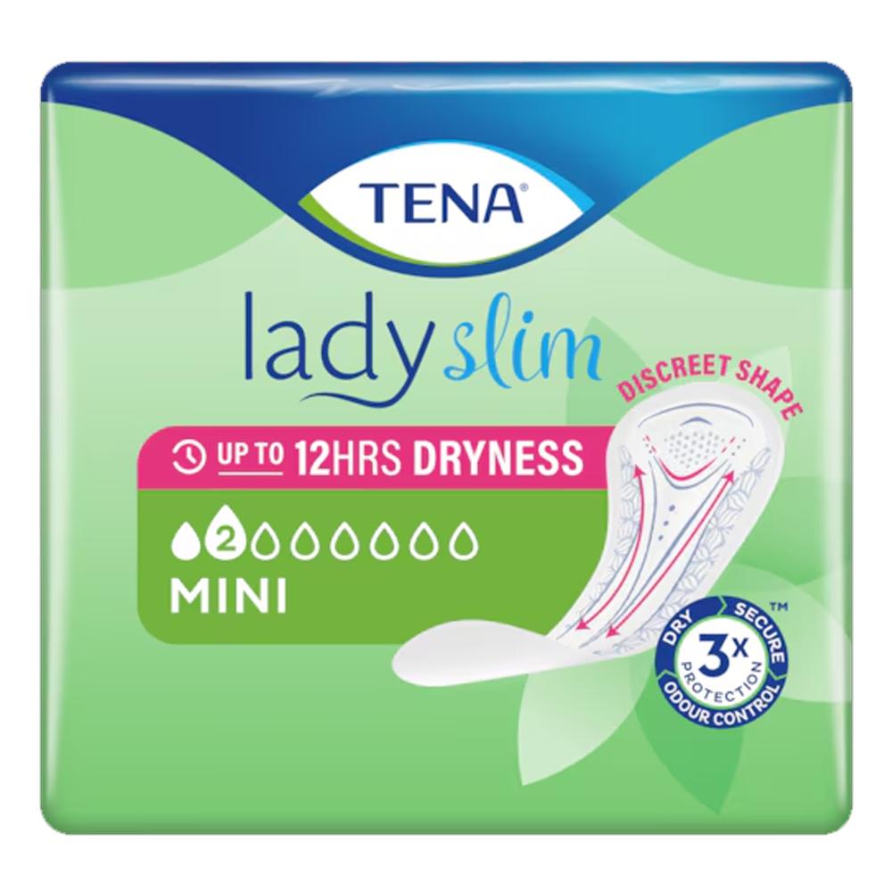 Tena Lady Slim Mini Sanitary Pads for Women 10 Pcs