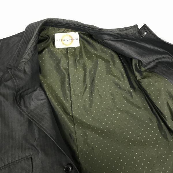 Made in Japan/MASSE MENSCH/Wool Chesterfield Coat/Outerwear/L/Dark Gray/(USED)