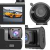3Camera Dash Cam For Car Camera 1080P Video Recorder WIFI Car DVR 2lens Front Rear View Camera Night Vision Car Accessories