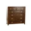 DKD Home Decor-DKD Home Decor Chest of Drawers Golden Brown Acacia Natural Colonial 110 X 40.5 X 110 Cm