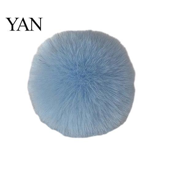 Backpack Charms Faux Fur Pom Fluffy Ball with Elastic Loop Cute for Hats Plush Bag Charm Craft Projects Hat Accessories
