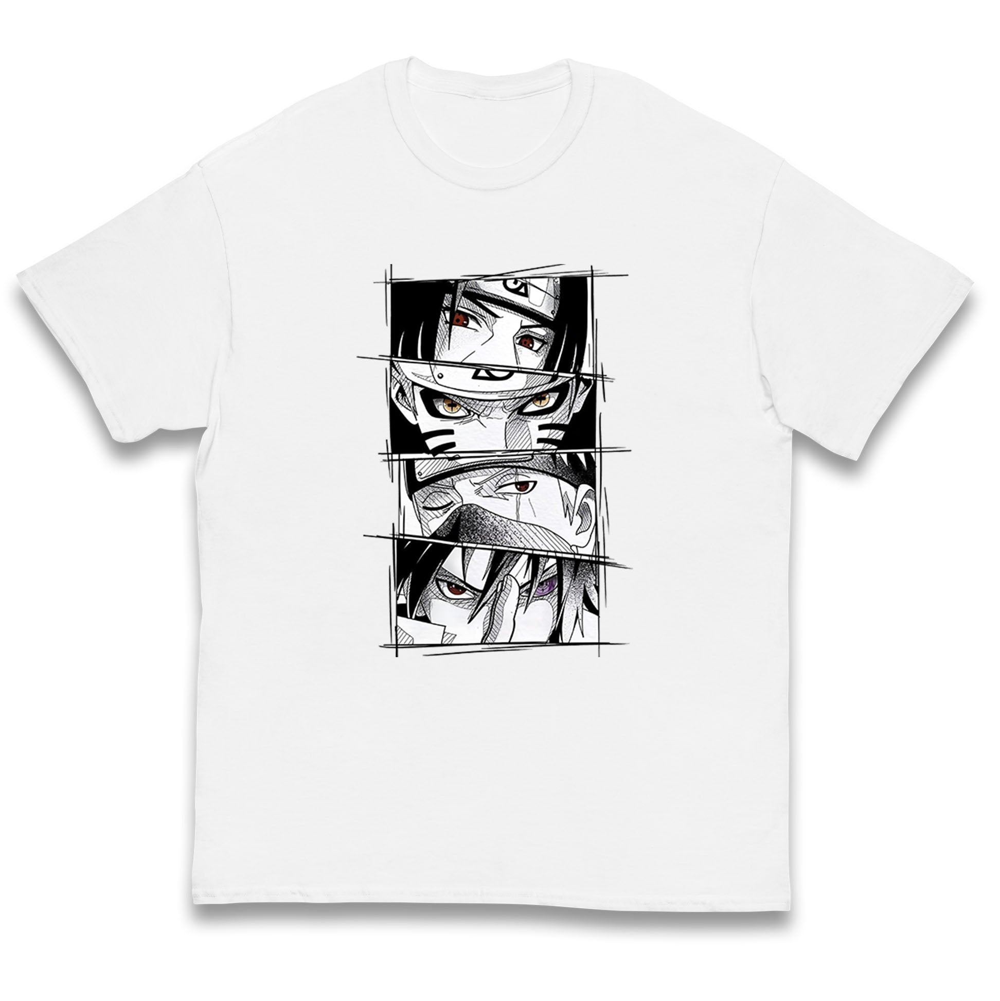 Naruto Shippuden kids T Shirt Kakashi Hatake, Sasuke Uchiha, Naruto, Itachi Uchiha Top 110