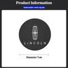 2Pcs Car Coaster Suede Mat Water Cup Anti-slip Pad Auto Interior For Lincoln Z Navigator Town-car Aviator MKZ Continental m1