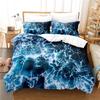 3D Ocean Waves Bedding Set Queen Size Soft Summer Sea Beach Duvet Cover Set Hawaiian Tropical Print Comforter Cover Pillowcases