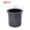 2PCS ABS plastový černý multifunkční držák na poháry do interiéru auta pro Sofa Boat RV Couch Car