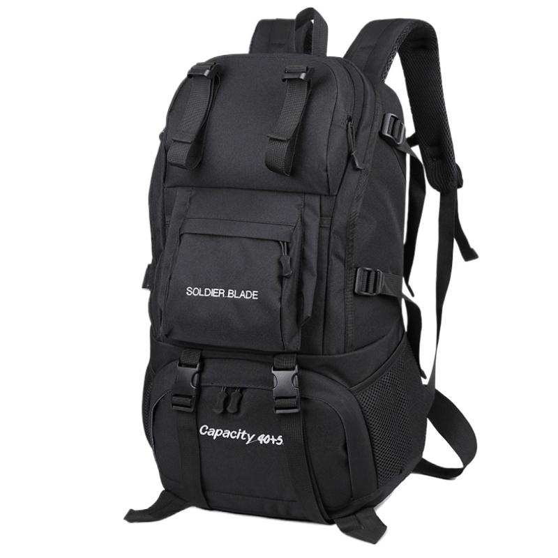 New Unisex Oxford Waterproof Trekking Mountaineering Bags 50L Large Capacity Camping Adventure Travel Backpack Ultra Light Outdoor Sports Climbing Bag