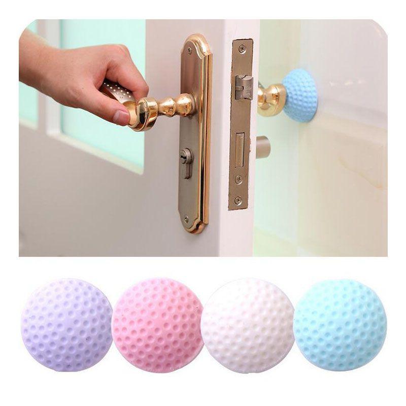 Self-adhesive Door Stopper And Wall Protector Pad For Doorknob Damage Prevention