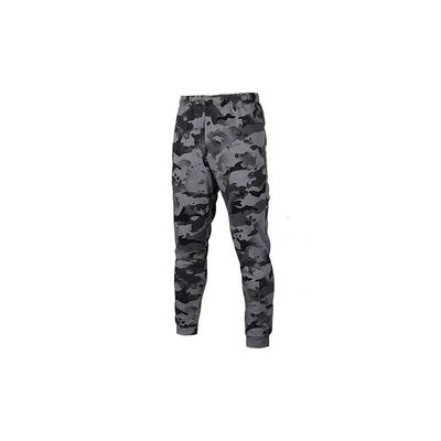 Calças de Jogging Térmicas Camufladas Dri-FIT French Terry Masculinas Parte Inferior Preto Cinza CU6201-010