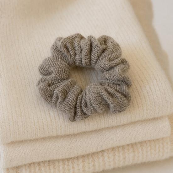 Women Hair Tie, Durable Wool Material Hair Rope, Pure Color Knitted Hair Band, Versatile Ponytail Holder Hair Accessory