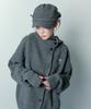 Coiris Journey Diagonal Button High-Neck Hooded Knit Cardigan (2 Colors)