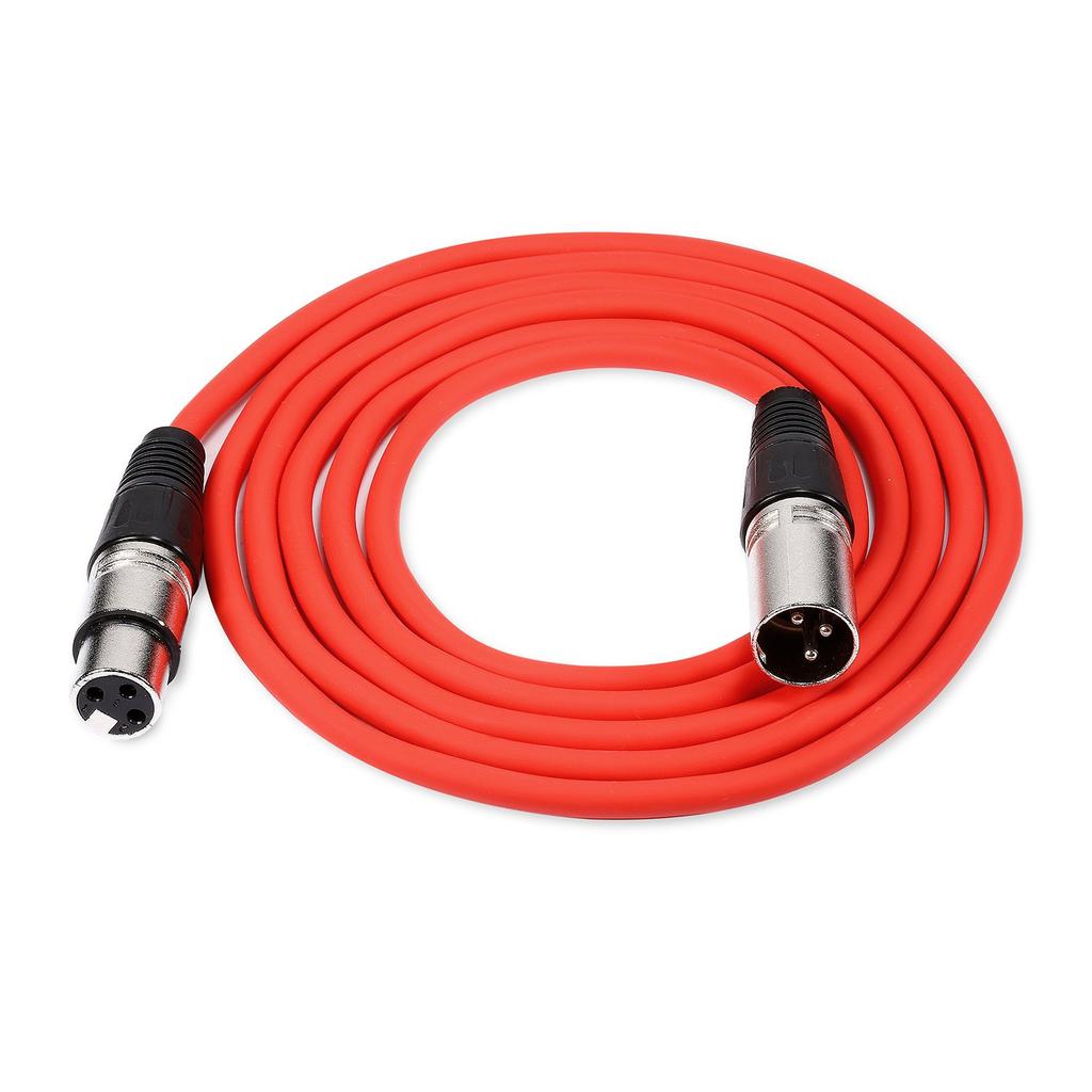 Neewer Audio Cable Set 1 Meter XLR Male To XLR Female Microphone Cables (6 Cables), (Green, Blue, Purple, Red, Yellow, Orange)