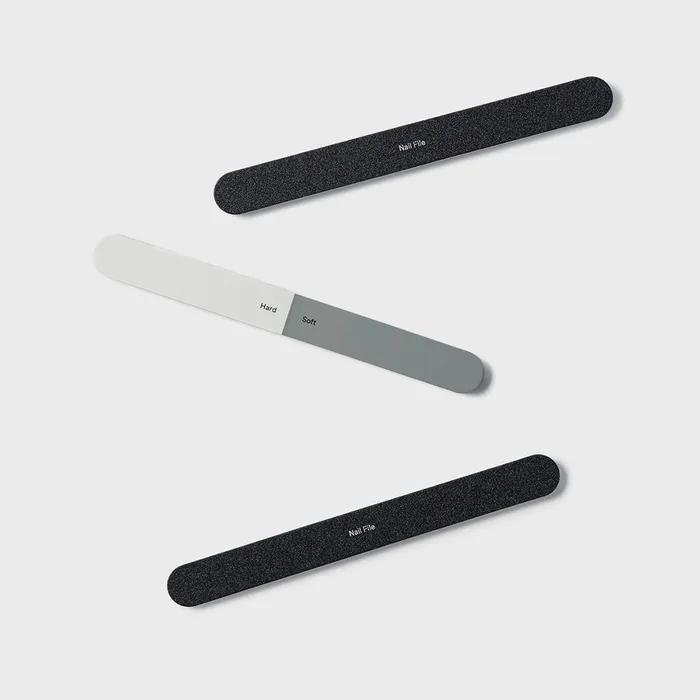 

[JAJU/JAJU] 3-sided nail file shiner 3 pcs black