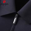 Pierre Cardin Men's Wool-Silk Lapel Coat with Rabbit Fur & Goose Down