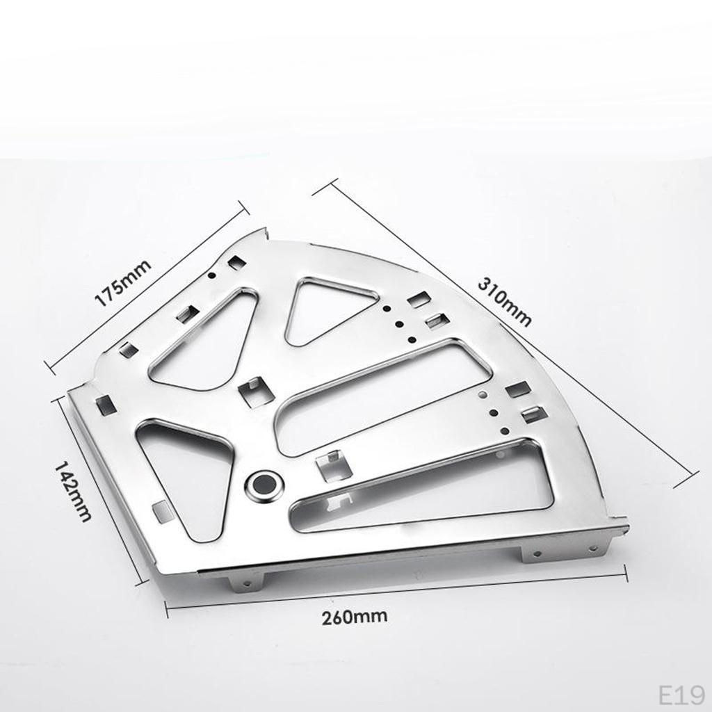 1/2/3 Layer Home Shoes Drawer Cabinet Hinges Flip Plate Rack w/Fittings Stainless Steel for