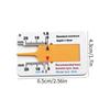 Car Inspection Tools Car Tester Tire Depth Ruler Tire Thickness Gauge For Cars Tyre Ruler Tread Depth Accurate Measurement Tools