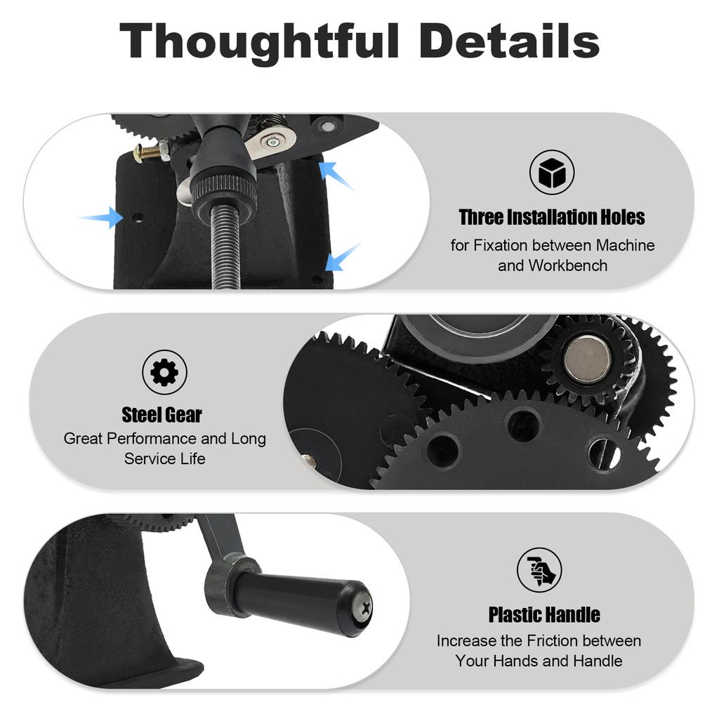 0.02-2.6mm Multifunctional Hand Crank Electric Coil Counter Winder Coil Winder Wires 0-99999 Manual Counting Winding Machine