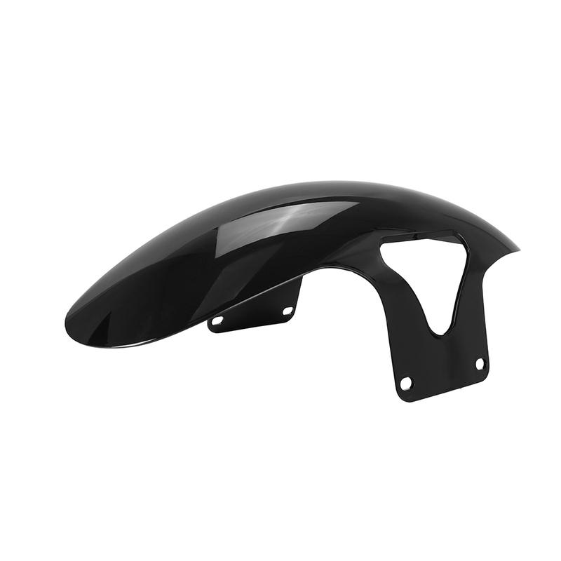 Motorcycle Black Front Fender Mudguard Cover Protector ABS For Harley Softail M8 Fatboy FLFBS FLFB 2018-2022