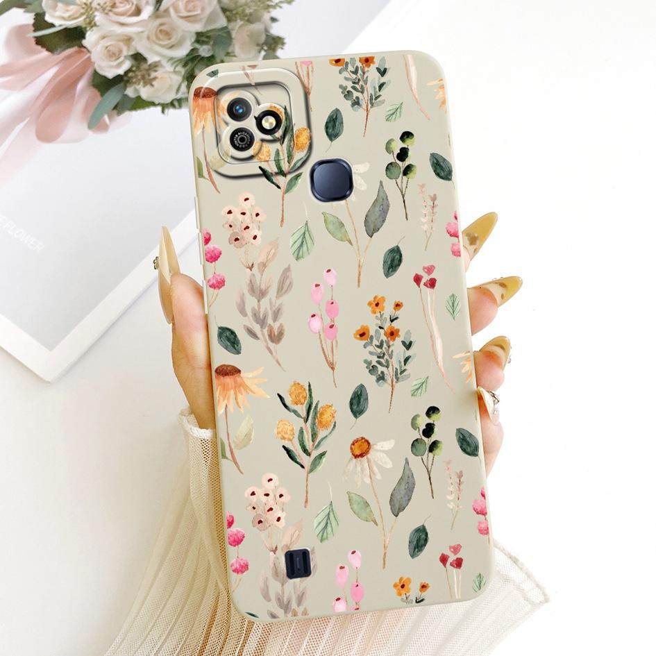 For Infinix Smart HD 2021 Case Cute Cartoon Cat Back Cover Candy Painted Soft Silicone Phone Shell For Infinix SmartHD 2021 Capa