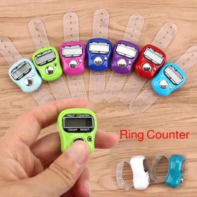 New Finger Counter LCD Electric Digital Display With Light Tally Counter Stitch Marker Sewing Knitting Weave Buddha Pray Soccer