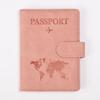 2024 Anti-Magnetic RFID Color-Changing PU Passport & Ticket Holder Wallet