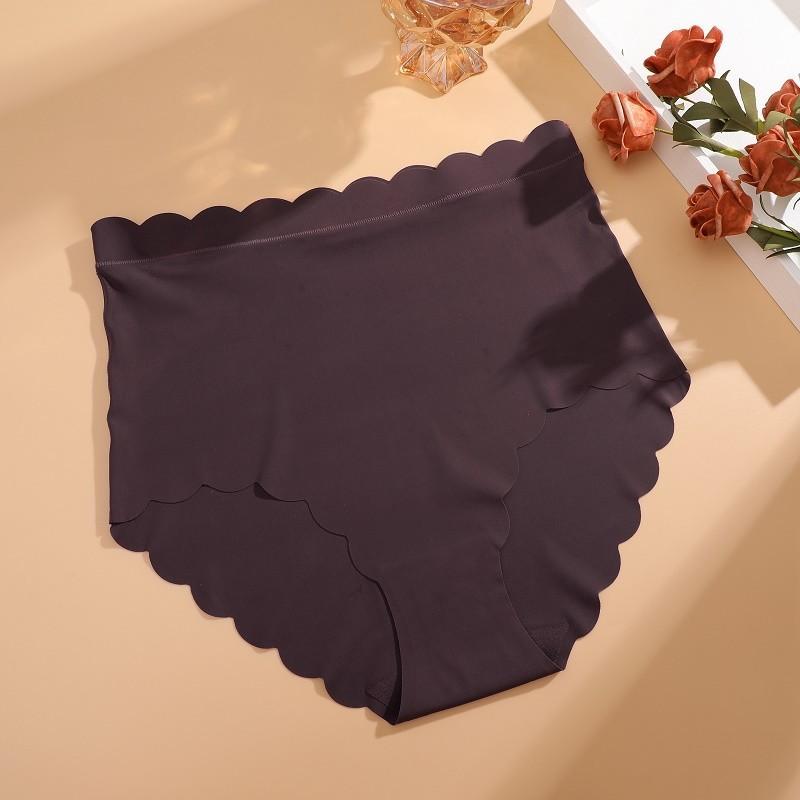 

Жіночі трусики FINETOO Ice Silk Безшовні труси Антибактеріальна білизна Білизна з високою талією Великий розмір XXL