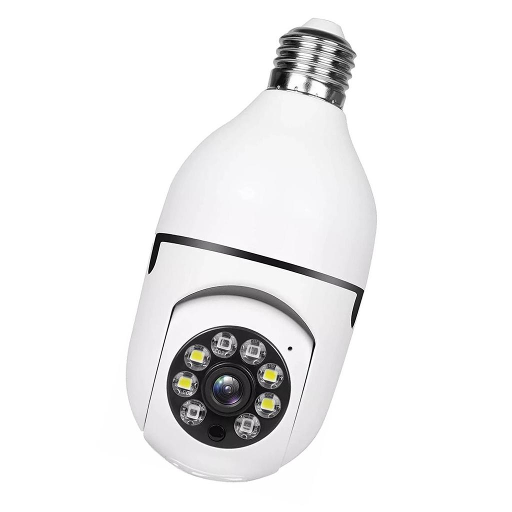 Bulb Camera HD Wireless Motion Detection Alarm Night Vision Clear Images WiFi E27 Socket Camera for