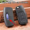 3D ABS 21mm Car Key Fob Badge Emblem Replacement For Ford Focus Fiesta Mondeo Kuga MK2 MK3 MK4 Auto Tuning Styling Accessories