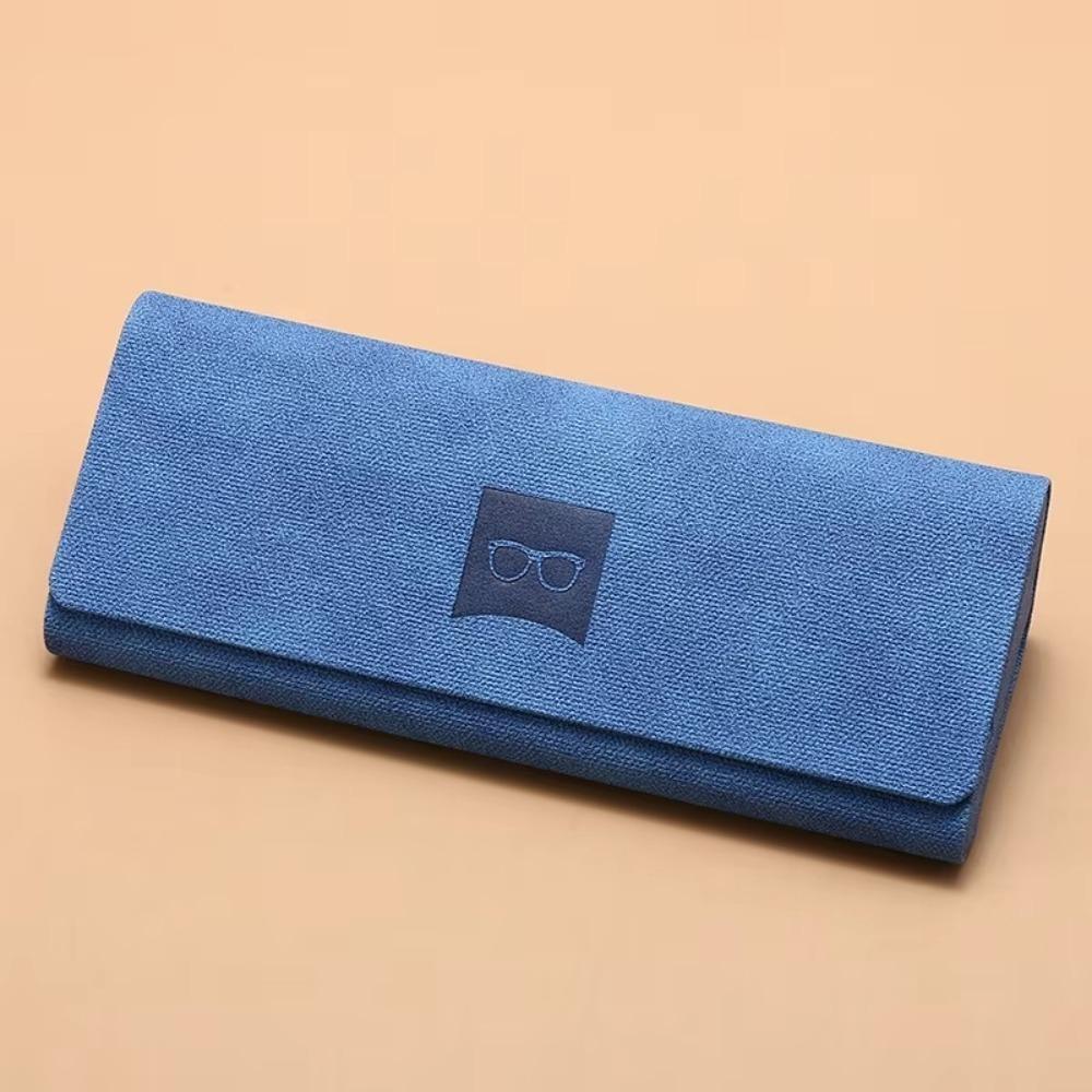 

Portable Hard Shell Spectacle Case Anti-Pressure Glasses Box Creative Glasses Case Men Women синій