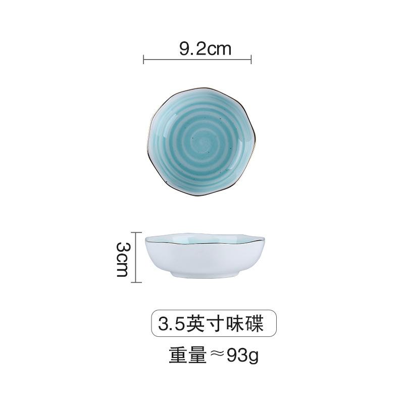 Clearance, Ceramic Gradual Change Phnom Penh Tableware Plate Bowl