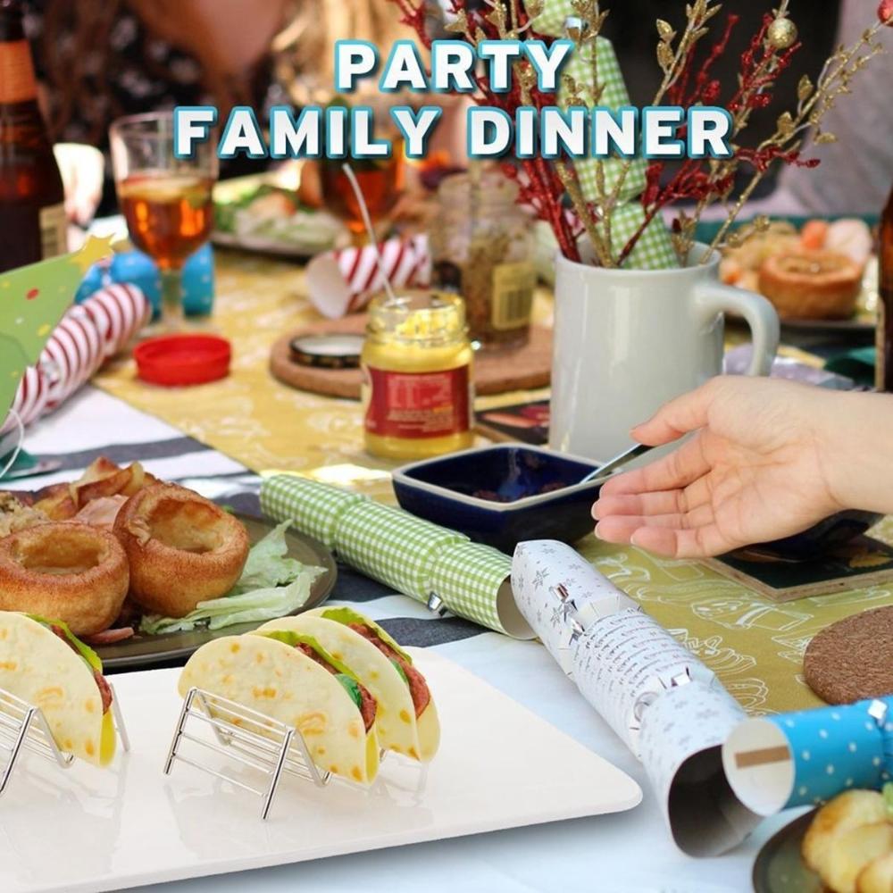 Dishwasher Safe Stainless Steel Kitchen Restaurant Pizza Rack Stand Tray Taco Holder Kitchen Tools