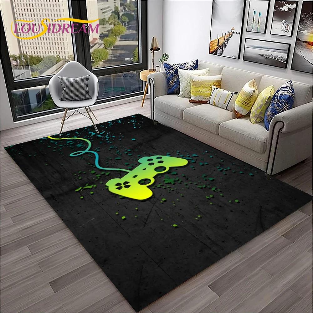 Game Boy GamePad consola de juegos Retro alfombra para el hogar sala de estar dormitorio sofá felpudo decoración, alfombra para área de niños alfombra antideslizante