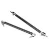 Front Rear Bumper Lip Strut Rod 150mm 5.9in Carbon Fiber Stainless Steel Universal Modification