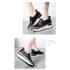 Cross-border large-size one-pedal lazy shoes fashionable rhinestone muffin thick-soled casual inner height-increasing single shoes
