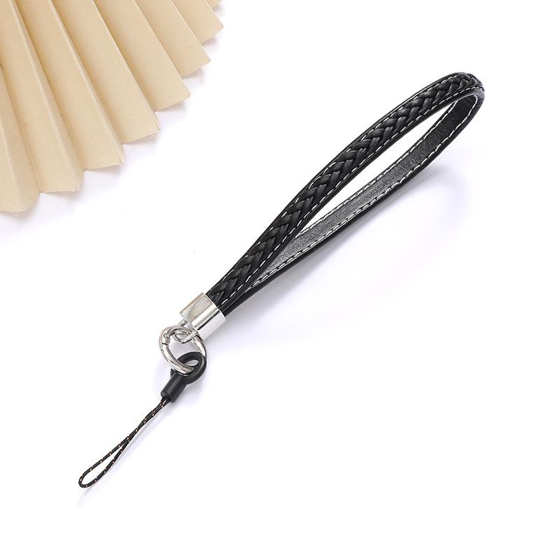

Woven Leather Phone Strap Faux Leather