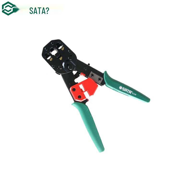 SATA 91119 Multi-functional Network Crimping Tool 8 Inch